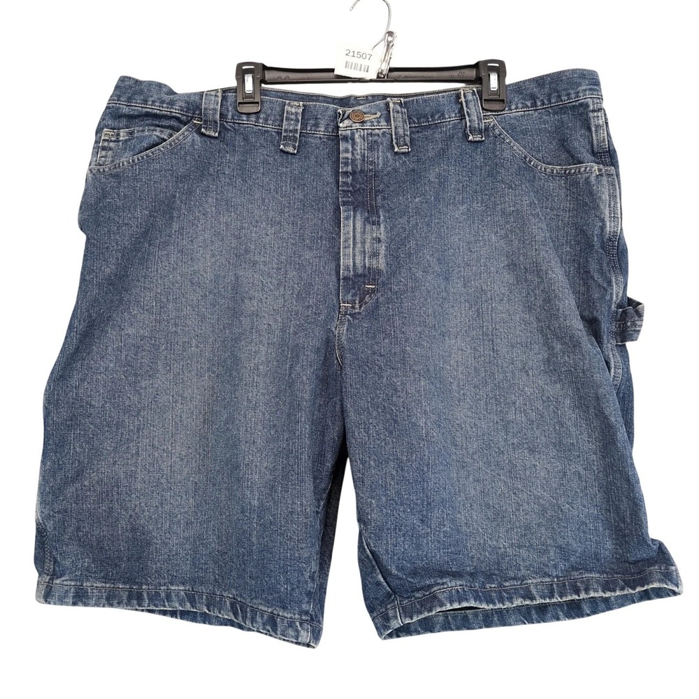 Wrangler Relaxed Fit Carpenter Jean Shortsβ Mens 44x10" Workwear Utility Denim